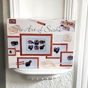 The Art Of Sushi serving plates brand new In Box.